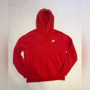 Nike Sportswear Club Fleece Pullover Red Hoodie Men’s Medium